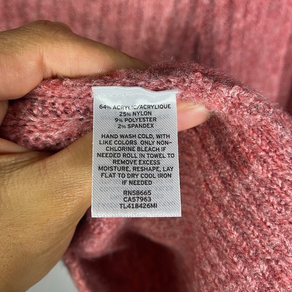 Leith Womens Juliet Sleeve Knit Sweater in Red Chili Size XXS - Picture 9 of 9